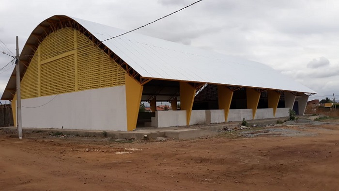 Em Sousa, obra de construção de Ginásio Poliesportivo está em ritmo acelerado 